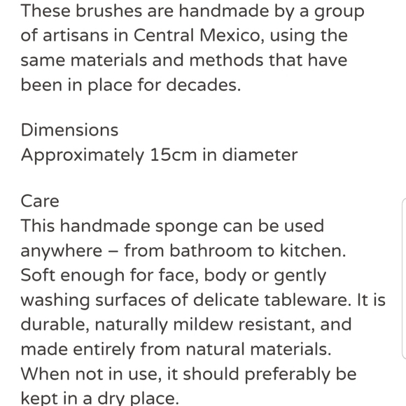 🌿 Handmade Mexican Maguey Woven Loofah - Picture 5 of 6